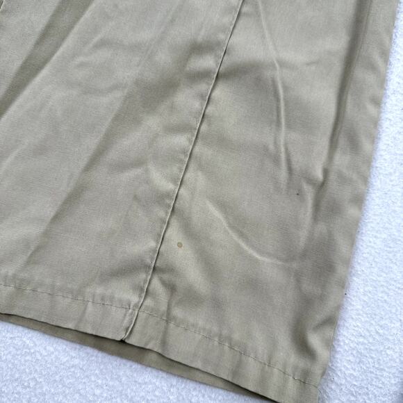 Vintage Big Mac Coveralls Size XL Tan Short Sleeve Straight Leg Utility Work 80s - Picture 9 of 13